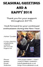 SEASONAL GREETINGS - MERRY CHRISTMAS - HAPPY NEW YEAR