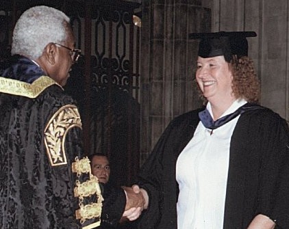 GRADUATION - JILL WITH TREVOR McDONALD