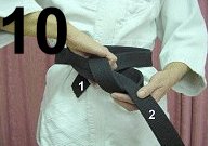 Nancy McClean shows "How To Tie Your Belt"