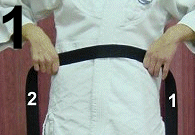 Nancy McClean shows "How To Tie Your Belt"